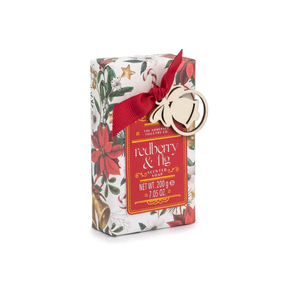 The Somerset Toiletry 200g Redberry & Fig Christmas Soap Bar