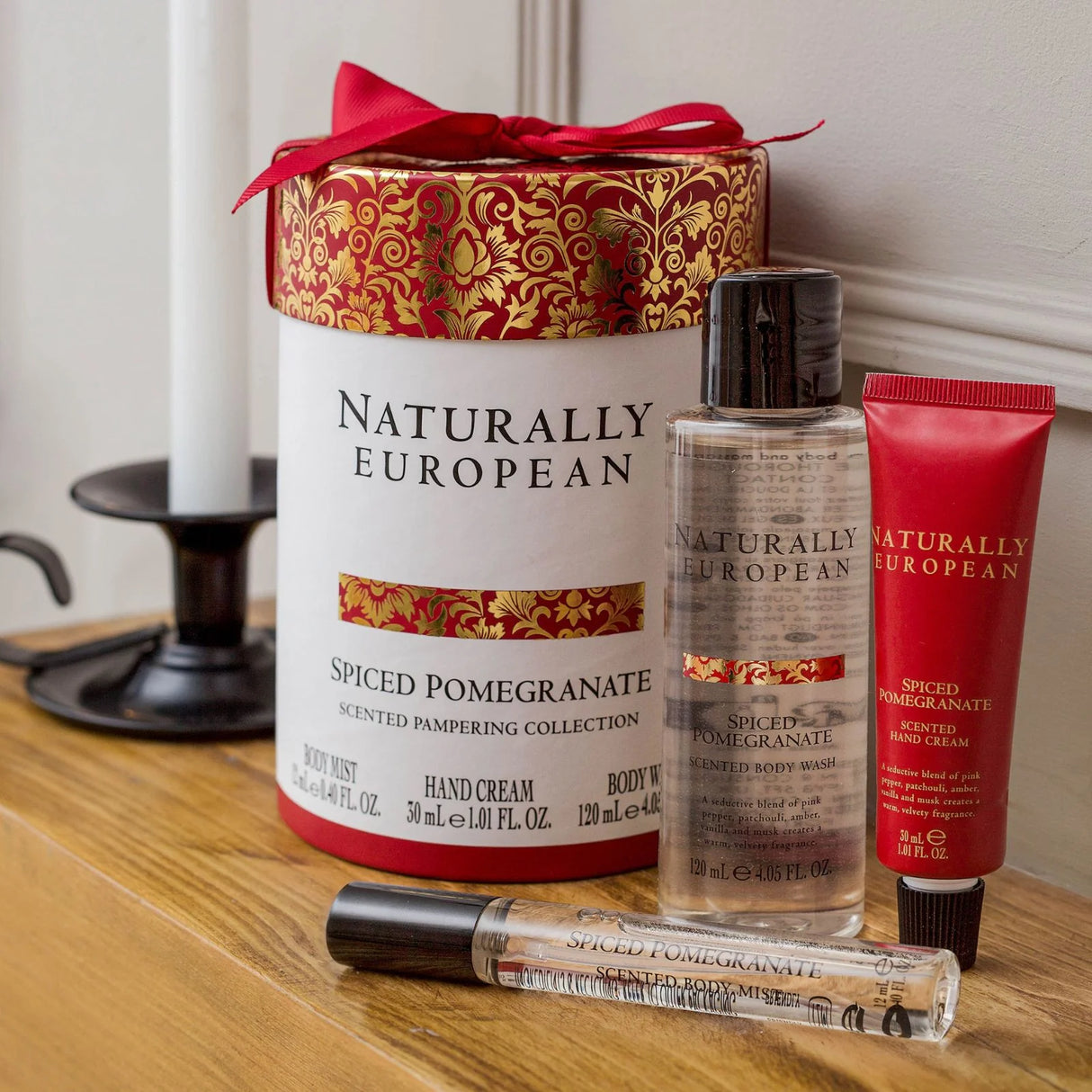 Naturally European Spiced Pomegranate Pamper Gift Set