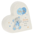 Thoughtful Words 15cm Little Bear Standing Heart Boy - Old Railway Line Garden Centre