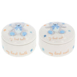 Thoughtful Words 7cm Little Bear Tooth & Curl Box Boy