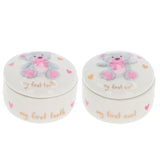 Thoughtful Words 7cm Little Bear Tooth & Curl Box Girl