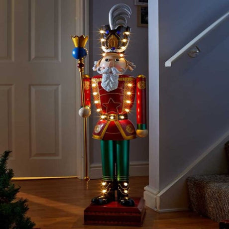 Three Kings 1.2m Giant InLit Traditional Nutcracker