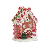 Three Kings 15cm LED Gingerbread Frosting Cottage Ornament