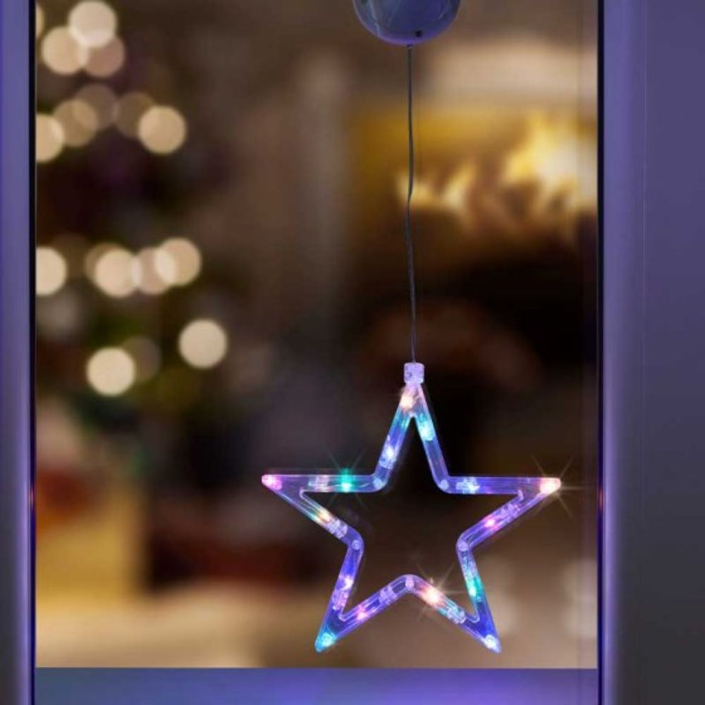 Three Kings 18cm LED Multi Coloured Star