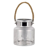 Three Kings 20cm Silver Wonderland Lantern