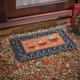 Three Kings 23x53cm Festive Robins Decoir Doormat Insert