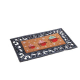 Three Kings 23x53cm Festive Robins Decoir Doormat Insert