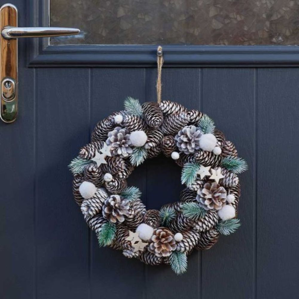 Three Kings 30cm FrostPine Wreath