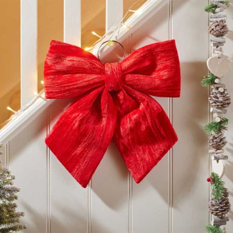 Three Kings 34cm Red Velvet Bow