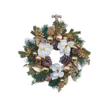 Three Kings 60cm Champagne Magnolia Wreath
