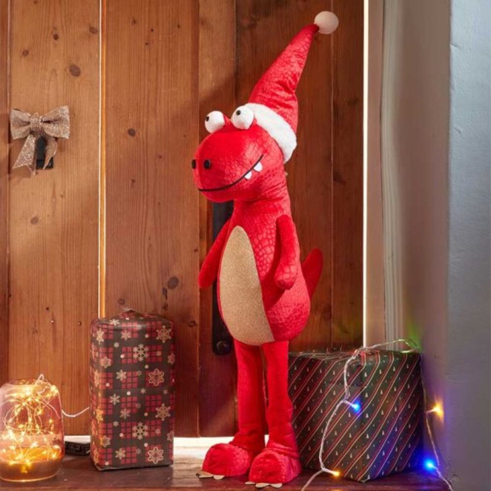 Three Kings 70cm Red SantaSaurus Standing Ornament