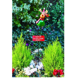 Three Kings 80cm 'Santa Stop Here' Rudy Reindeer Stake