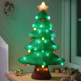 Three Kings 46cm Cool White InLit Ice Christmas Tree
