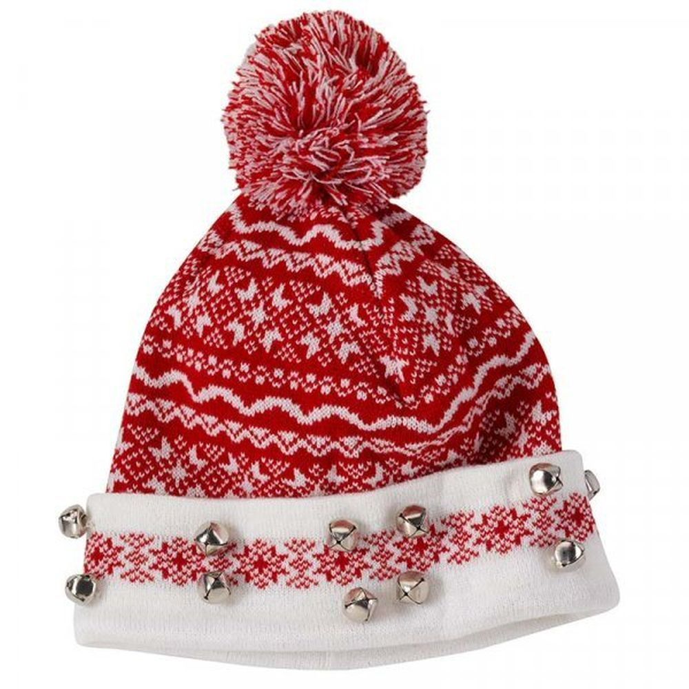 Three Kings Festive Bell Beanie