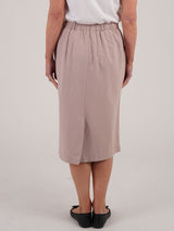 TIGI 14/16 Cream Cloud Chino Style Linen Skirt - T25 - 44E - Old Railway Line Garden Centre