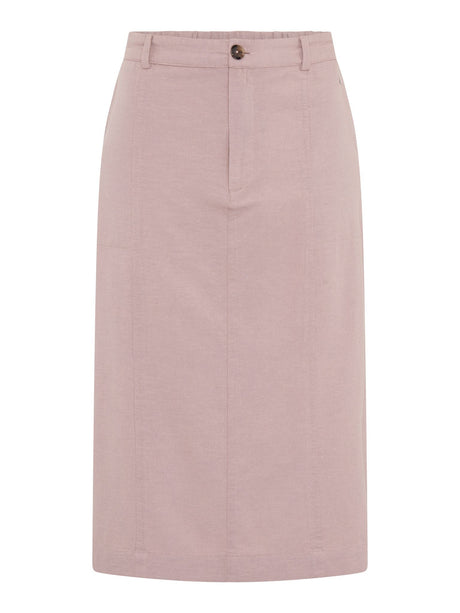 TIGI 14/16 Cream Cloud Chino Style Linen Skirt - T25 - 44E - Old Railway Line Garden Centre