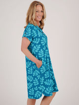 TIGI 14/16 Teal Mod Eco Leaf Dress - T25 - 43E - Old Railway Line Garden Centre