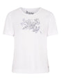 TIGI 14/16 White Floral Embroidery Placement Top - T25 - 36A - Old Railway Line Garden Centre
