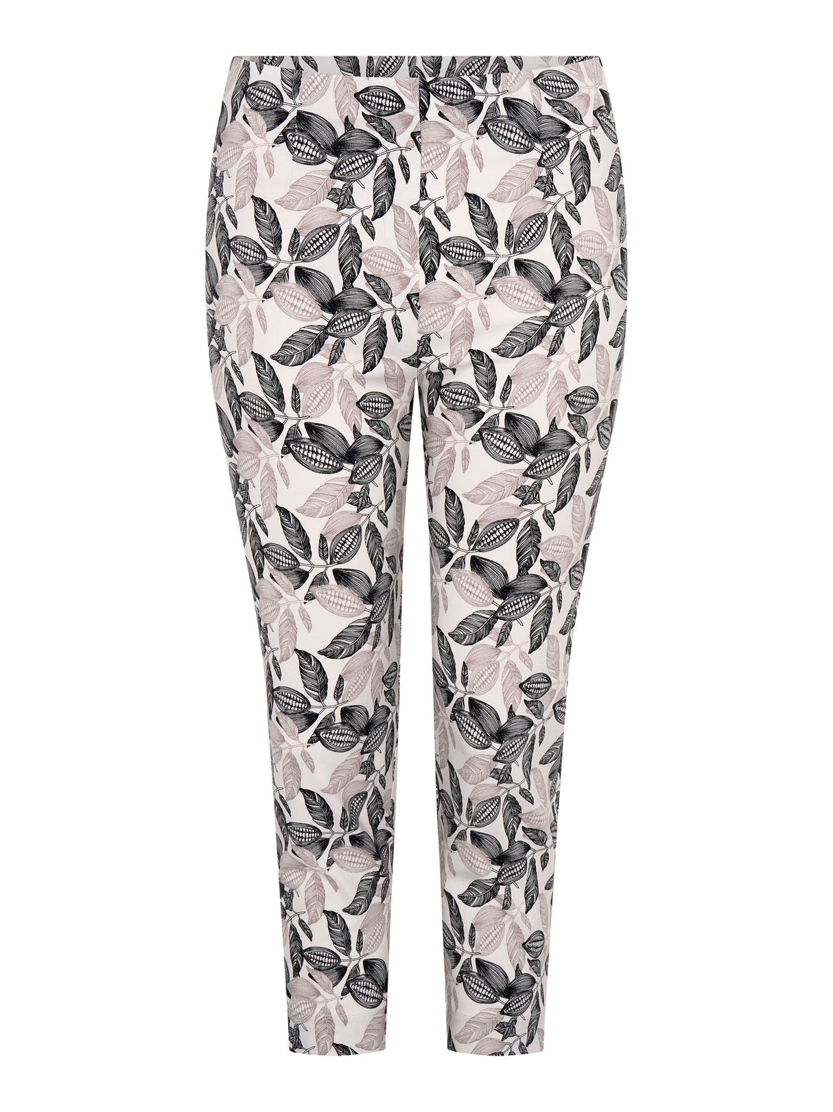 TIGI 18/20 Ivory Leafy Cocoa Bean Cropped Trouser - T25 - 38E - Old Railway Line Garden Centre