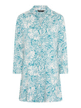 TIGI 18/20 Sea Green Tropical Palm Print Tunic - T25 - 43B - Old Railway Line Garden Centre