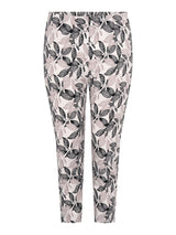 TIGI 22/24 Ivory Leafy Cocoa Bean Cropped Trouser - T25 - 38E - Old Railway Line Garden Centre