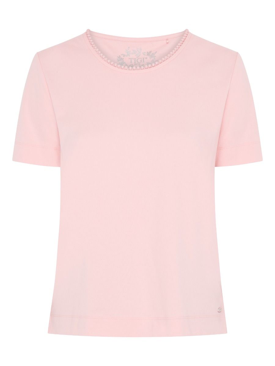 TIGI 22/24 Pink Beaded Neck Trim Top - T25 - 35A - Old Railway Line Garden Centre