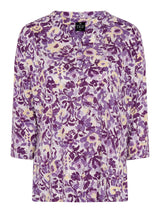 TIGI 8/10 Amethyst Artistic Floral Notch Neck Top - T25 - 32C - Old Railway Line Garden Centre
