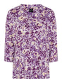 TIGI 8/10 Amethyst Artistic Floral Notch Neck Top - T25 - 32C - Old Railway Line Garden Centre