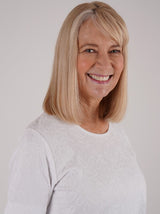 TIGI 8/10 White All - Over Leaf Embroidery Top - T25 - 31A - Old Railway Line Garden Centre