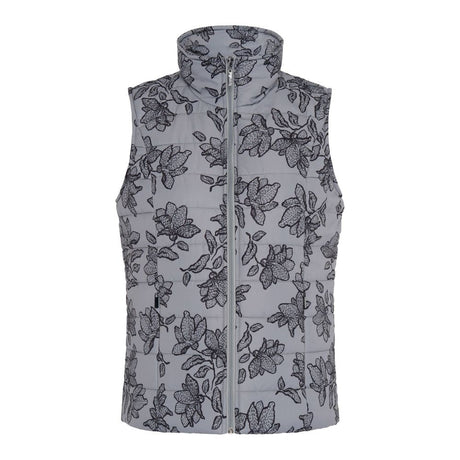 TIGI Floral Padded Gilet - Grey - Old Railway Line Garden Centre
