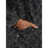 TIGI Floral Print Coat - Charcoal - Old Railway Line Garden Centre