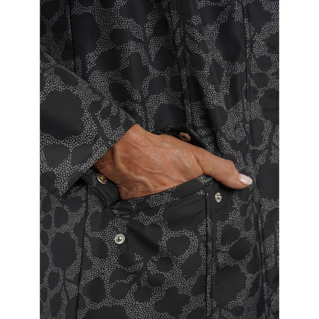 TIGI Floral Print Coat - Charcoal - Old Railway Line Garden Centre