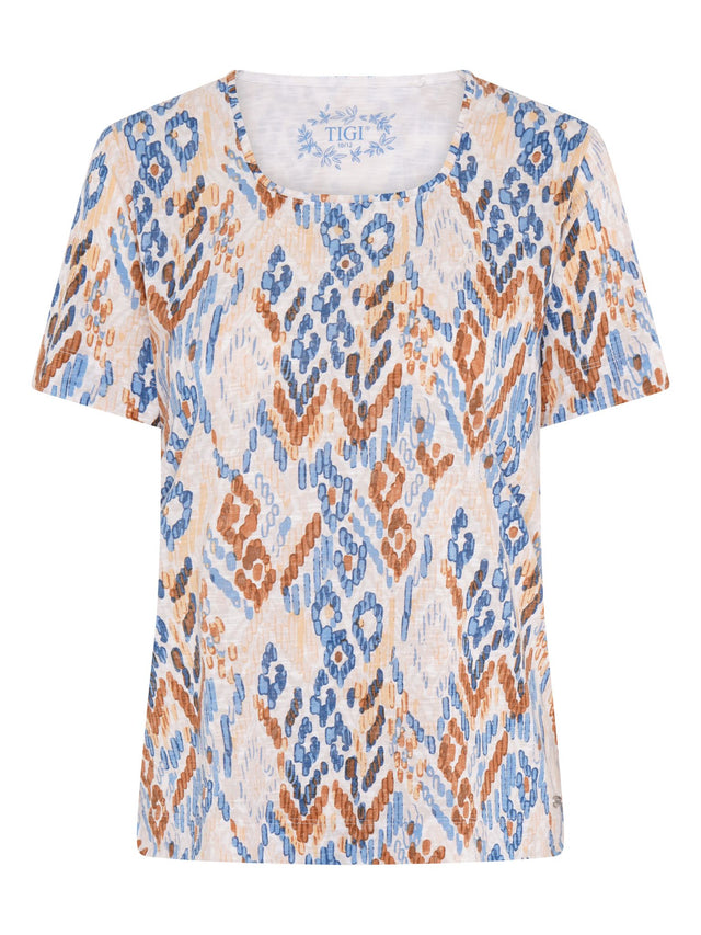 TIGI Sunset Cloud Ikat Print Top - T25 - 44C - Old Railway Line Garden Centre