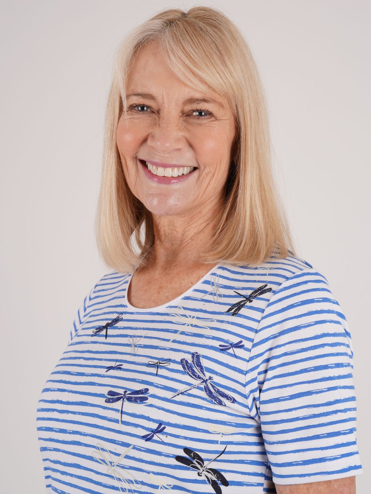 TIGI Ultramarine Dragonfly Stripe Top - T25 - 33D - Old Railway Line Garden Centre