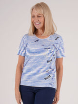 TIGI Ultramarine Dragonfly Stripe Top - T25 - 33D - Old Railway Line Garden Centre