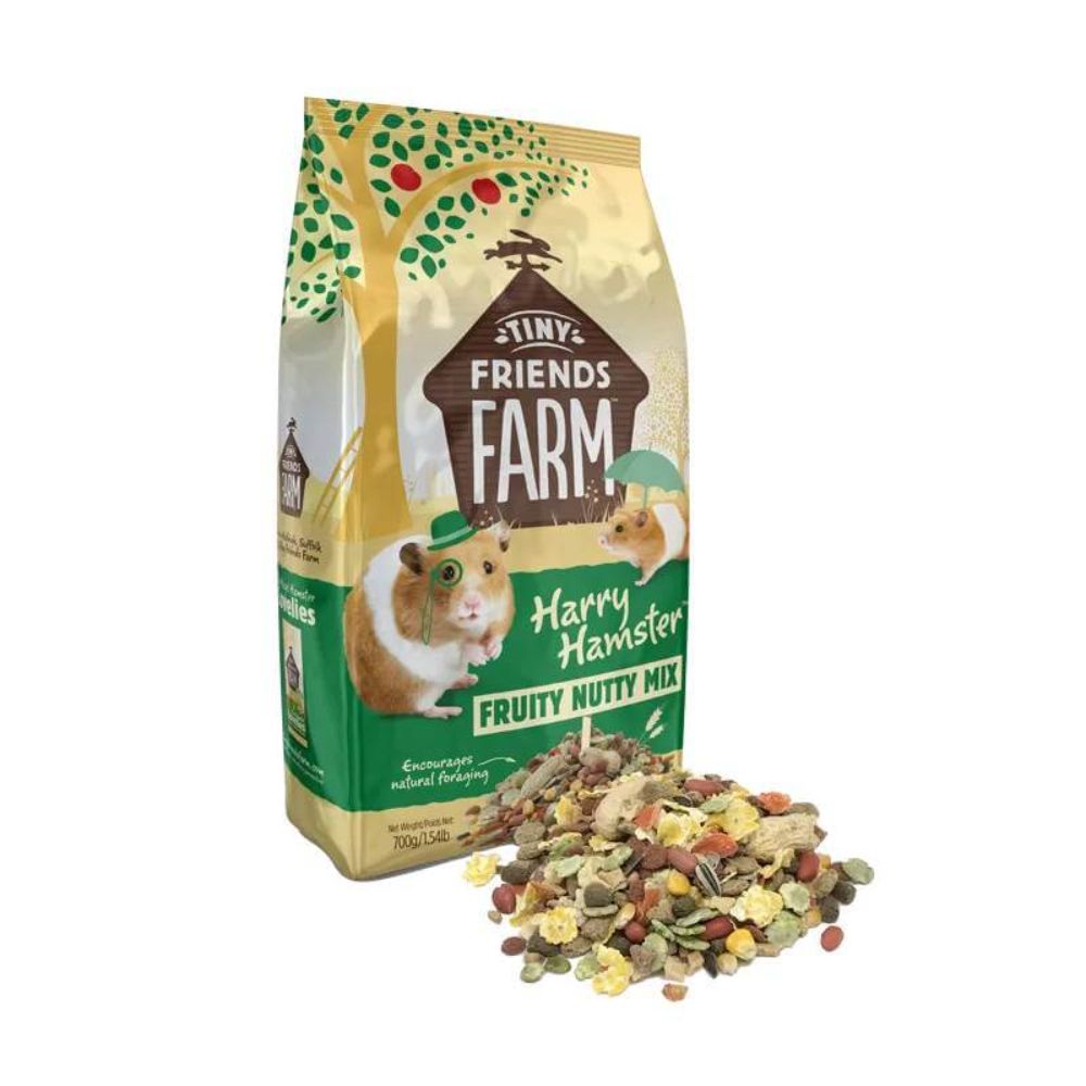 Tiny Friends Farm 700g Harry Hamster Fruity Nutty  Mix