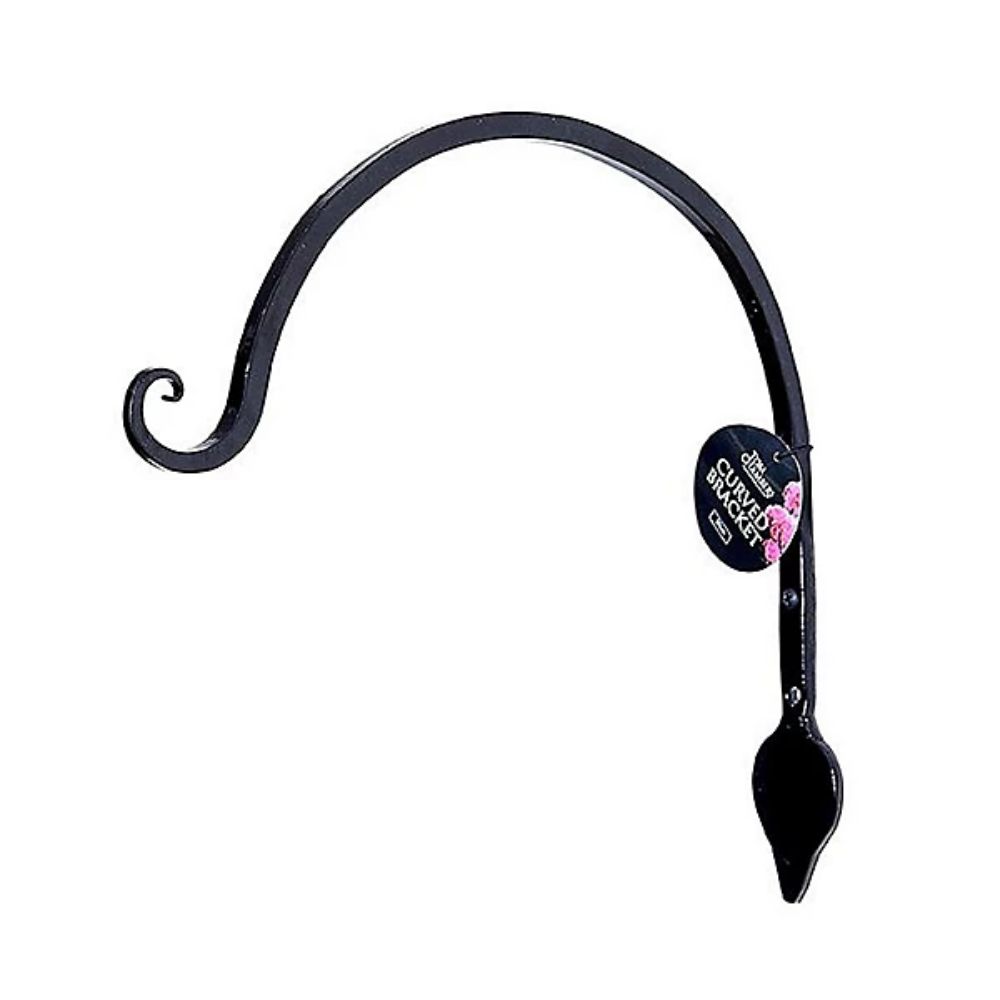 Tom Chambers 23cm Curved Bracket with Leaf Detail