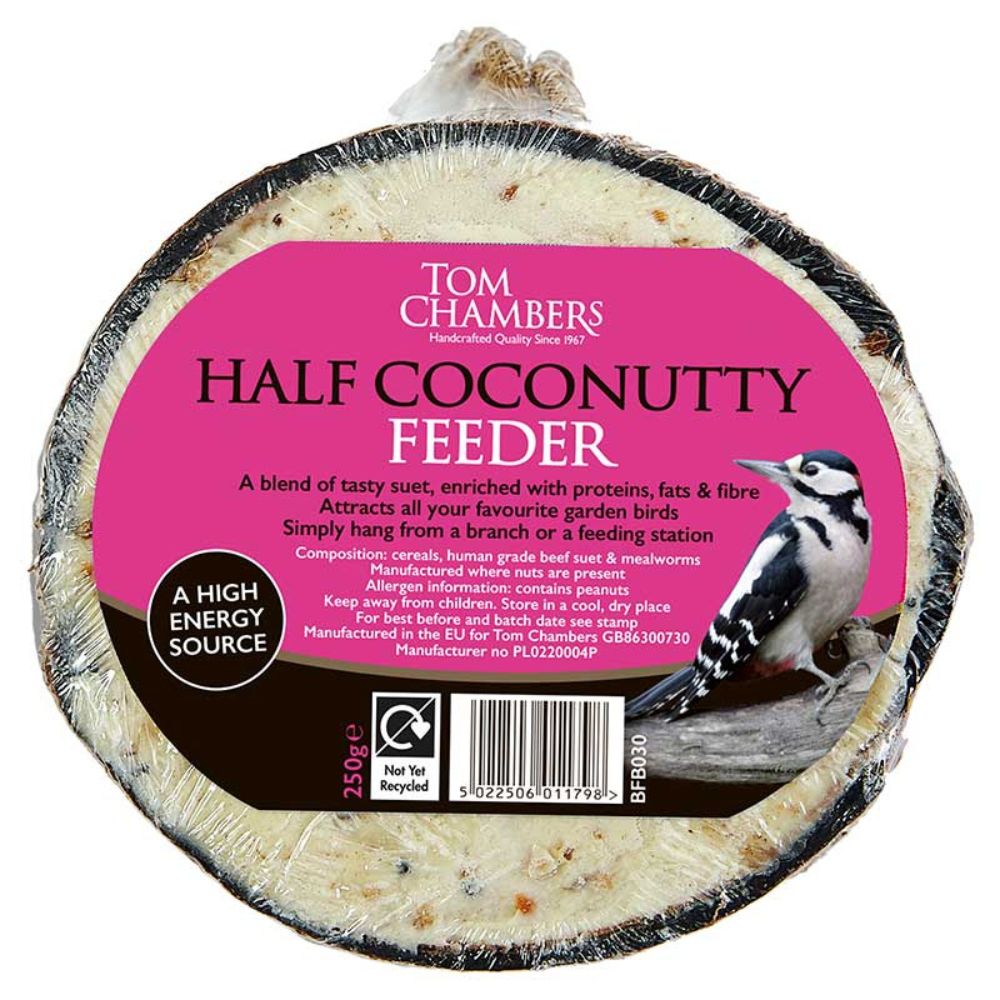 Tom Chambers Half Coconutty Feeder – Old Railway Line Garden Centre