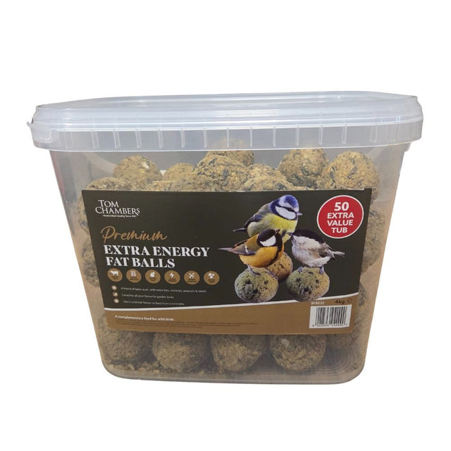 Tom Chambers Premium Extra Energy Fat Balls - X50 - Old Railway Line Garden Centre