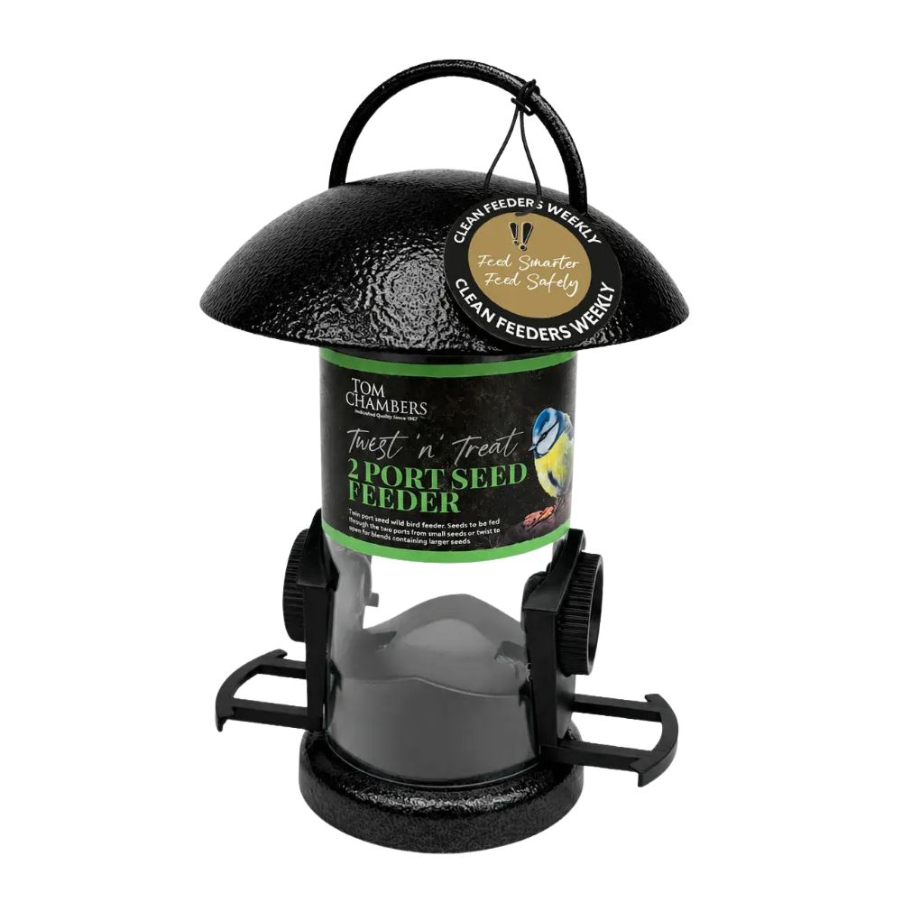 Tom Chambers Twist 'n' Treat Seed Feeder - 2 Port