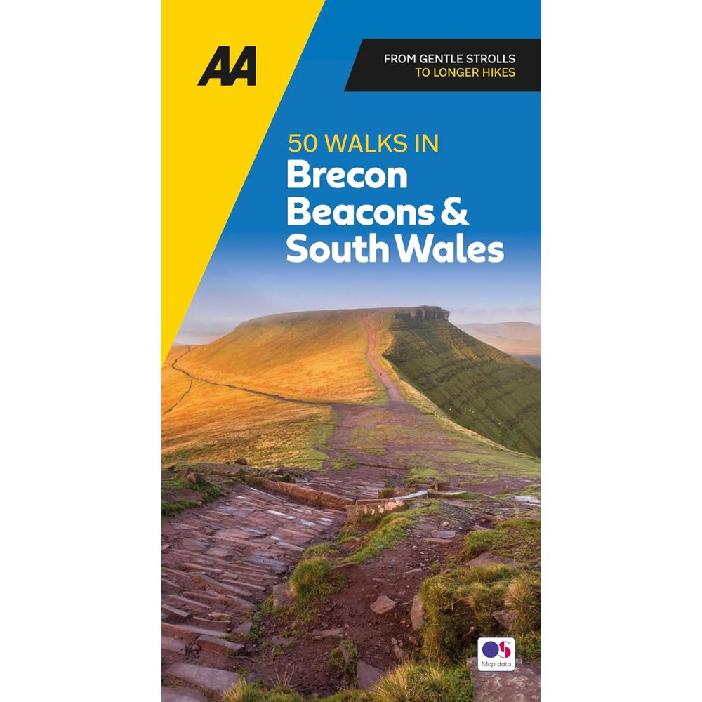 Tom Hutton AA 50 Walks in Brecon Beacons and South Wales Guidebook