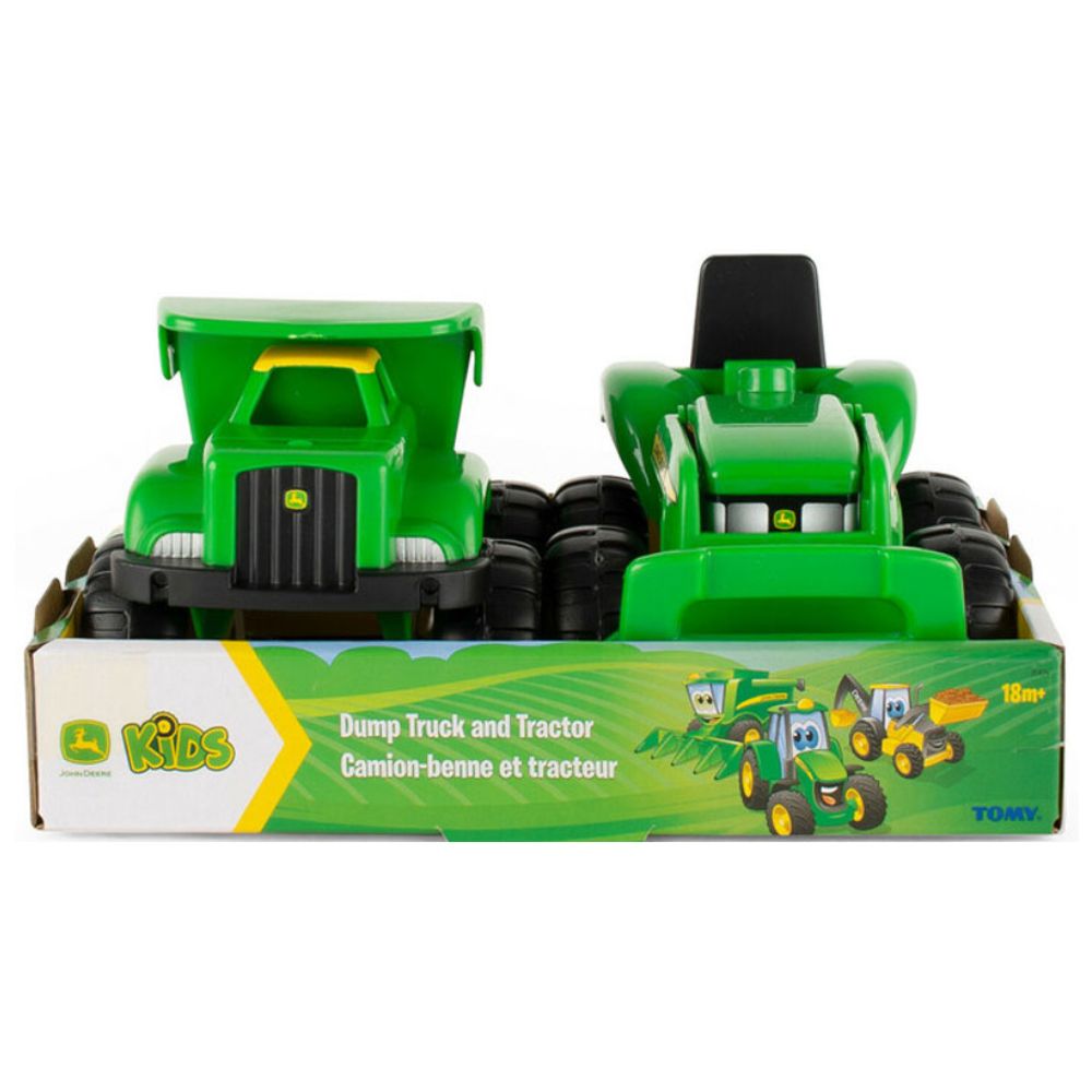 Tomy John Deere 15cm Dump Truck & Tractor