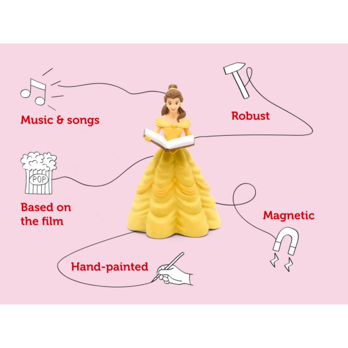 Tonies Disney Princess Beauty & The Beast Belle Tonie - Old Railway Line Garden Centre