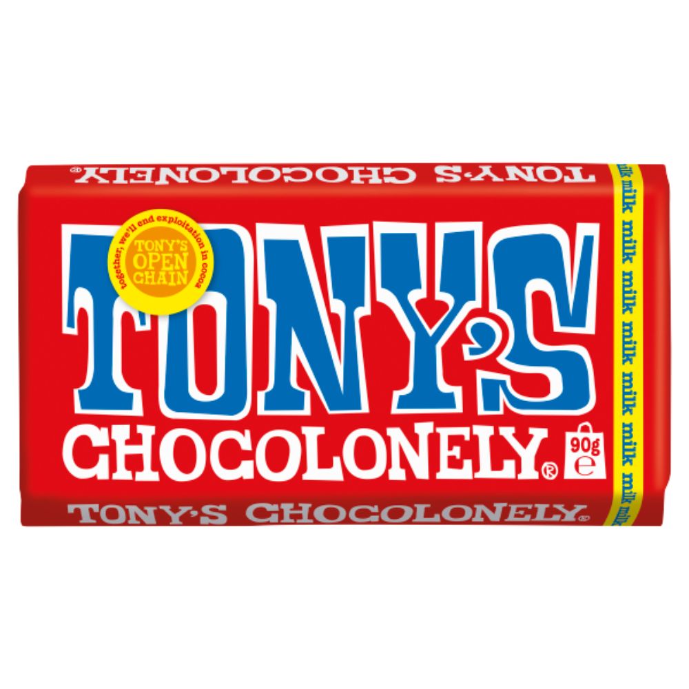 Tony's Chocolonely 90g Milk Chocolate Bar