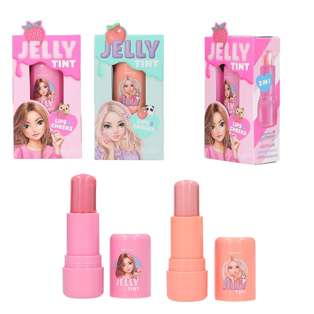 TOPModel Candy Glam Jelly Stick Cheeks & Lips - (Choice of 2) - Old Railway Line Garden Centre