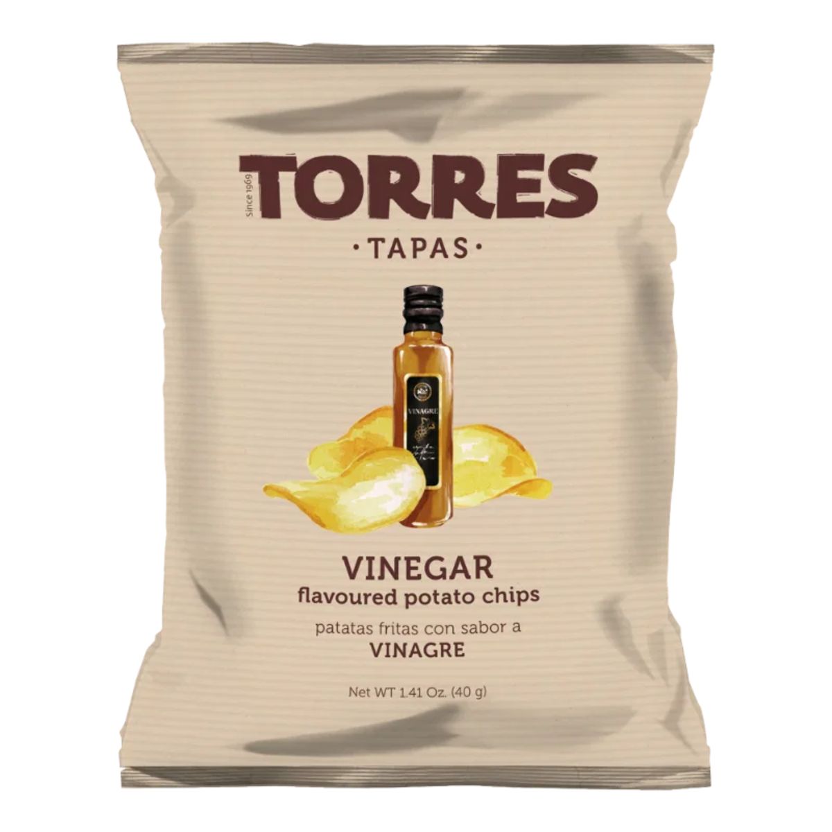 Torres 125g Vinegar Share Bag of Crisps