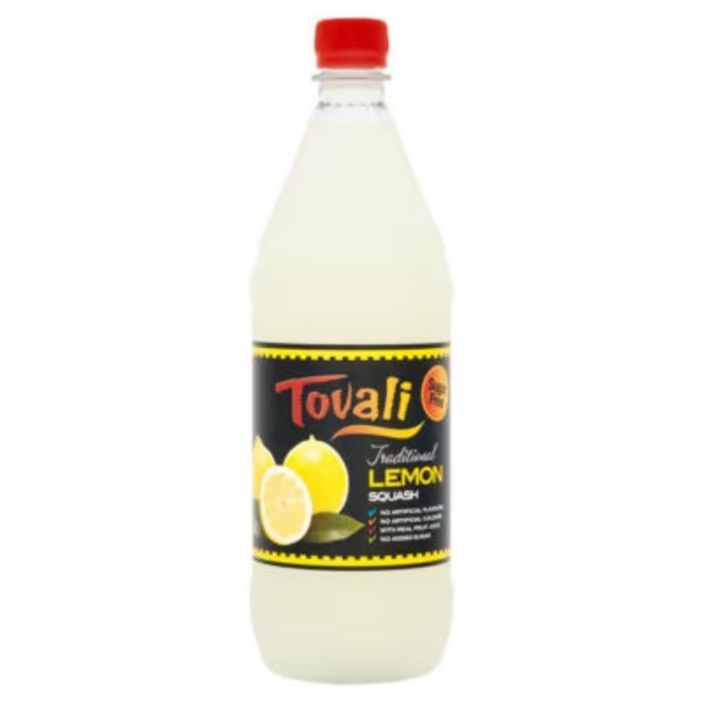 Tovali 1L Sugar Free Lemon Squash