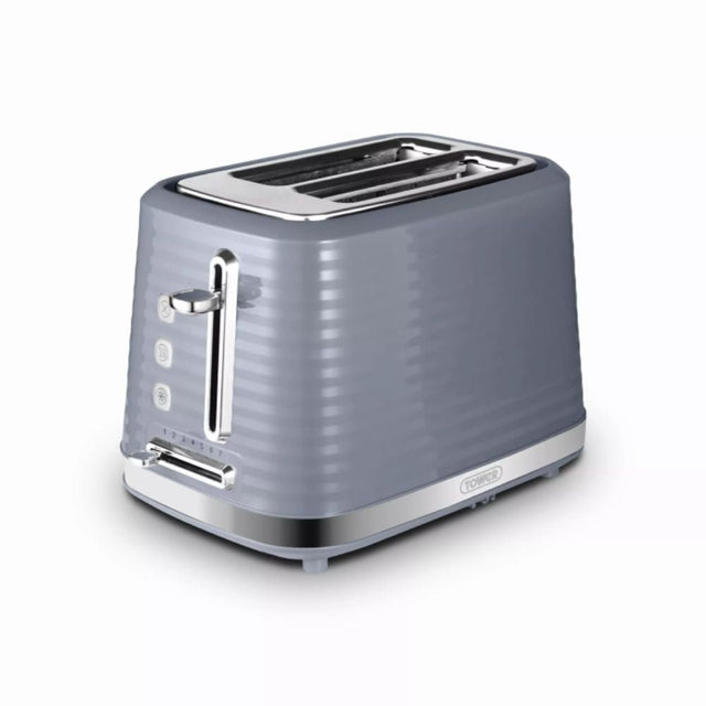Tower 2 Slice Grey Saturn Toaster - Old Railway Line Garden Centre