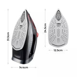 Tower 3100W One Temp Steam Iron - Black/Red - Old Railway Line Garden Centre