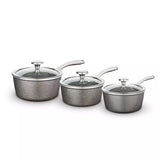 Tower Cerastone Pro Saucepan Set (Set of 3)